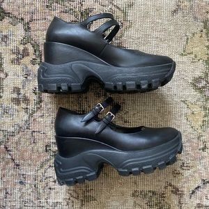 Miu Miu Platform Mary Jane